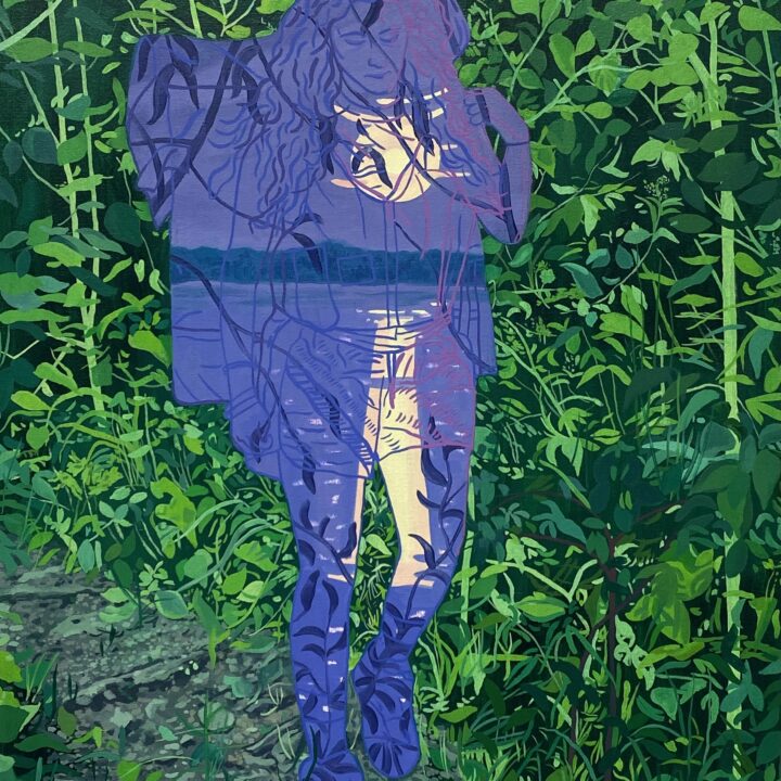 Breehan James, Wilderness portage 2. Oil on canvas, 28”x38”, 2023