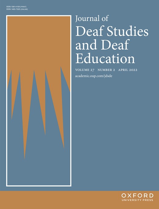The Journal of Deaf Studies and Deaf Education