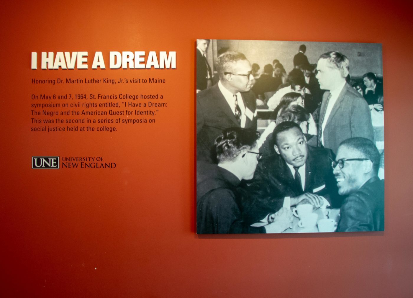 detail of Dr. Martin Luther King Jr. exhibit wall
