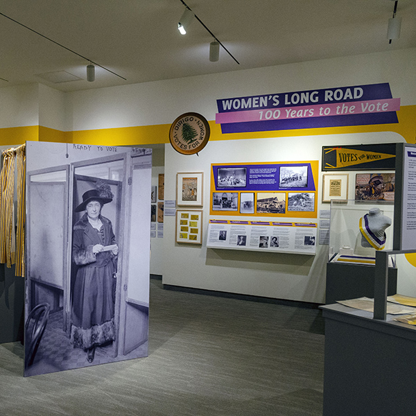 Suffrage Exhibit at Maine State Museum