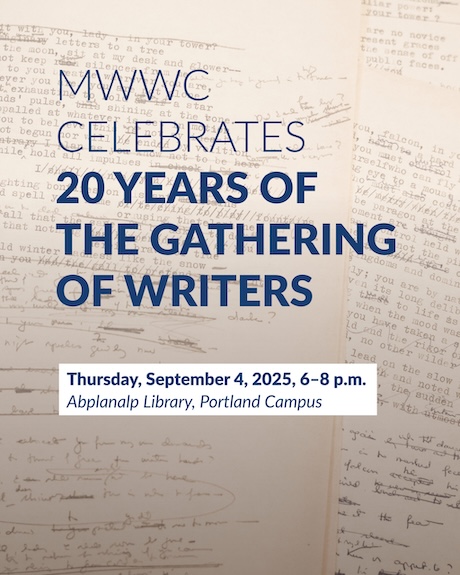 20 years of A Gathering of Writers event graphic
