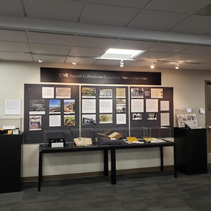 Biddeford Campus Special Collections exhibit