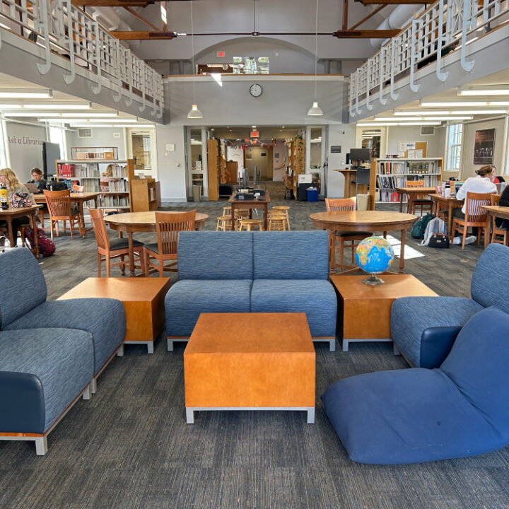 Portland Library main reading room interior