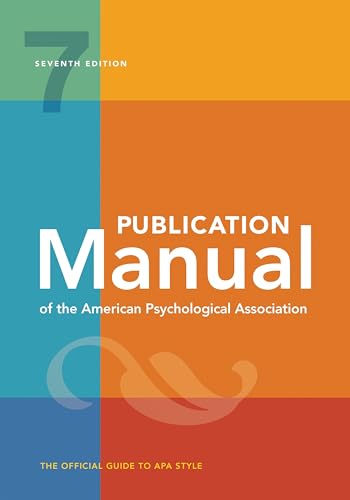 APA Publication Manual book cover