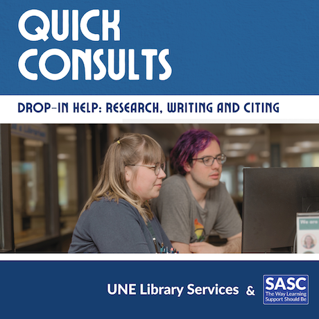 Quick Consults: Drop in Help Workshops