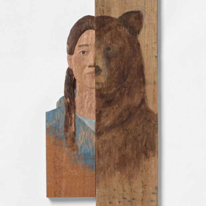 Sachiko Akiyama, Wild. Wood, paint.